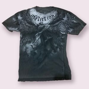 Rare Vintage Upward Angel Affliction Tee Y2K